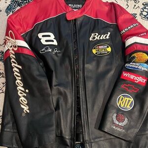 Dale Earnhardt Budweiser Leather Jacket